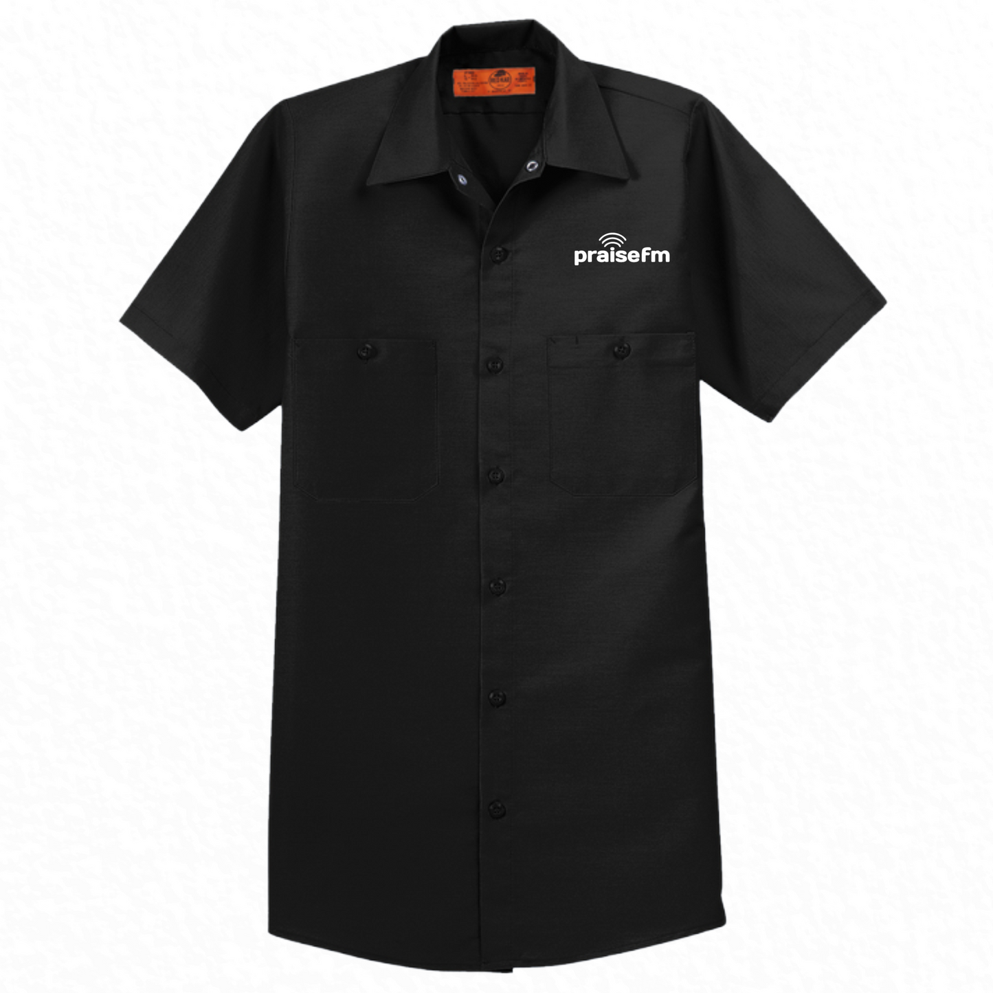 PraiseFM Short Sleeve Industrial Work Shirt