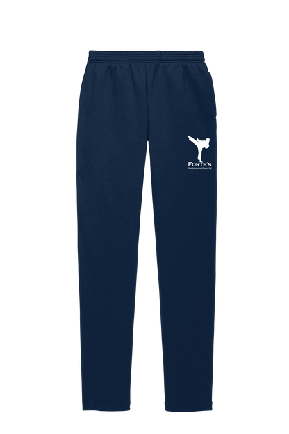 Forte's Fall Open Bottom Sweatpants