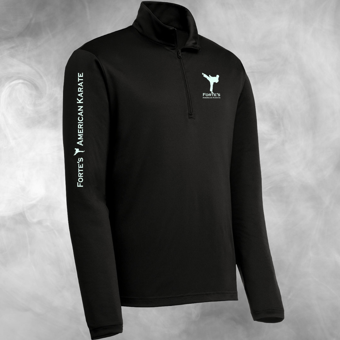 Forte's Karate Spring Lightweight 1/4 Zip Performance Pullover