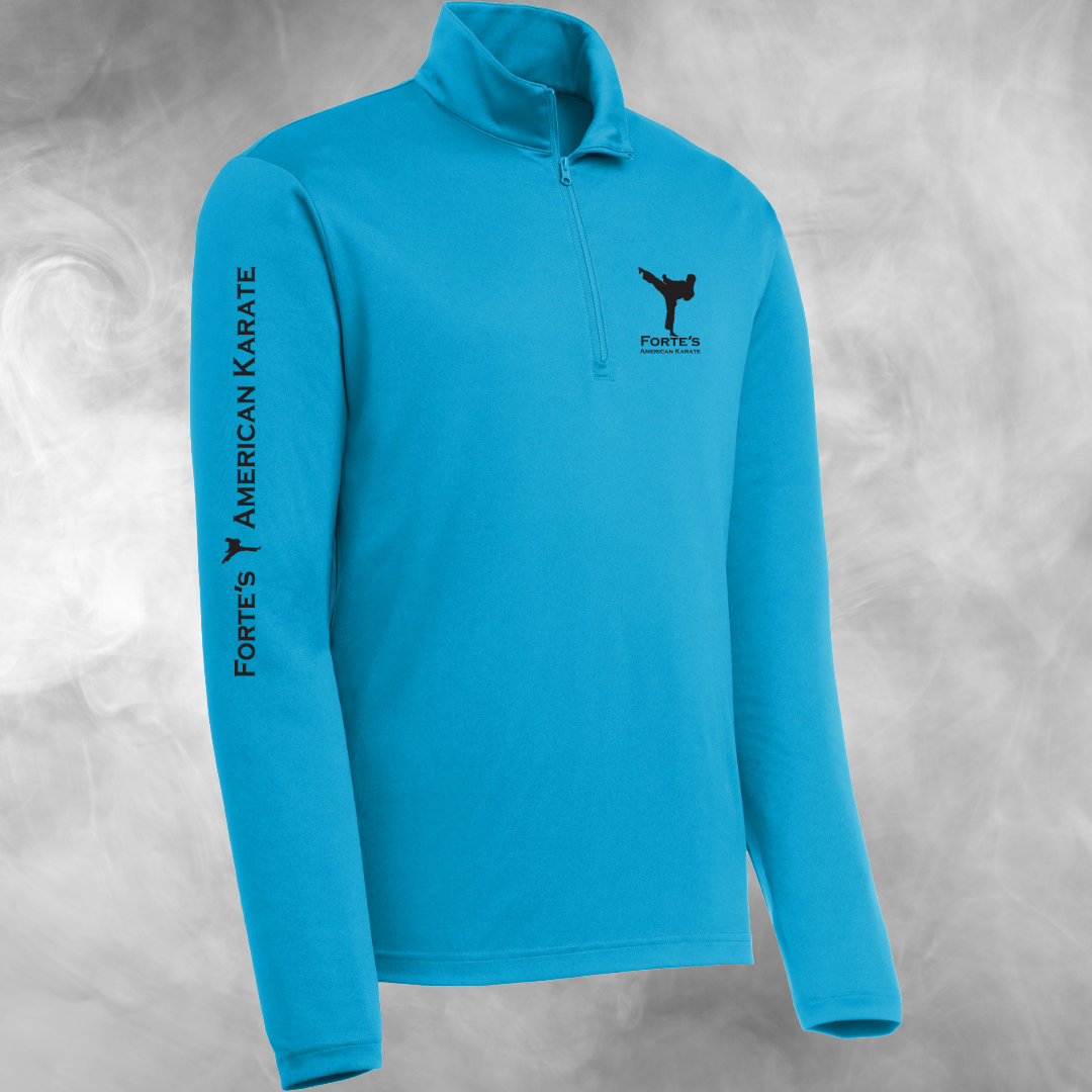 Forte's Karate Spring Lightweight 1/4 Zip Performance Pullover