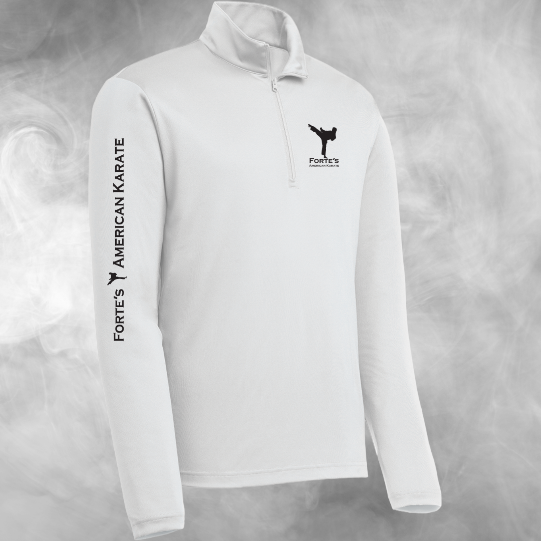 Forte's Karate Spring Lightweight 1/4 Zip Performance Pullover