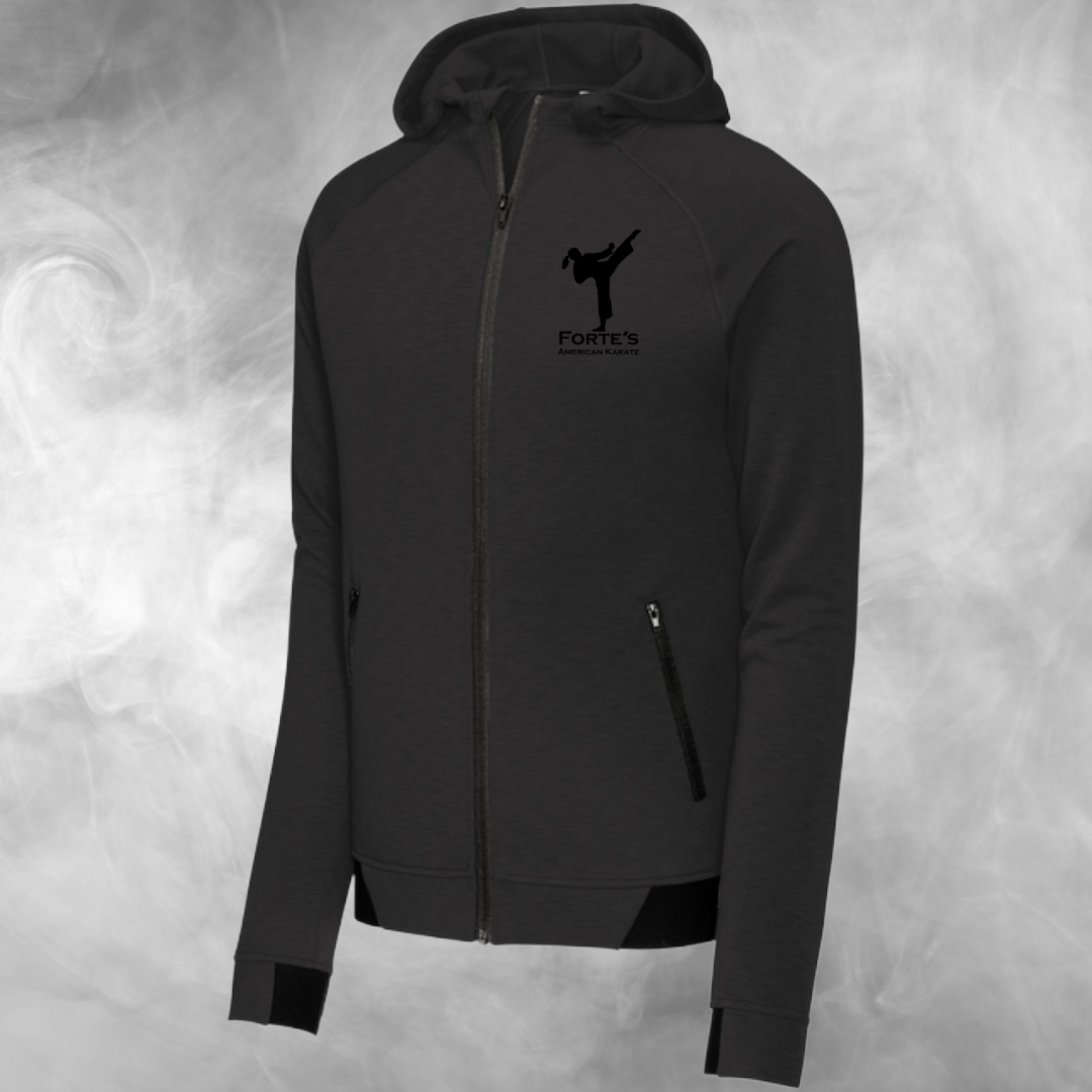 Forte's Karate Spring Strive Hooded Full Zip Sweatshirt