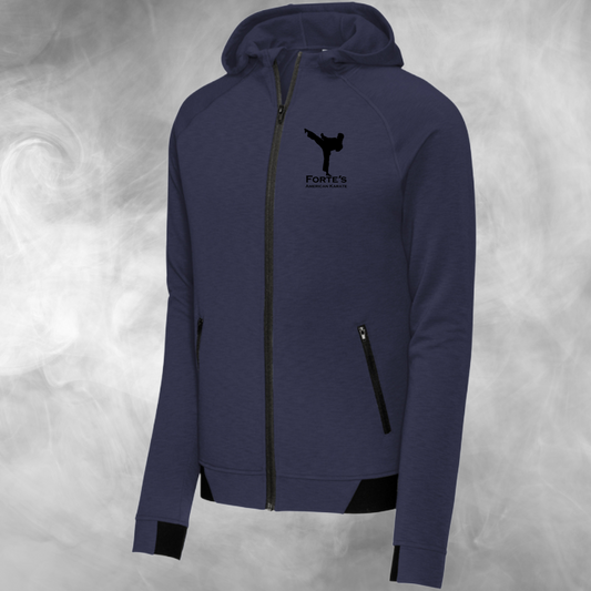 Forte's Karate Spring Strive Hooded Full Zip Sweatshirt