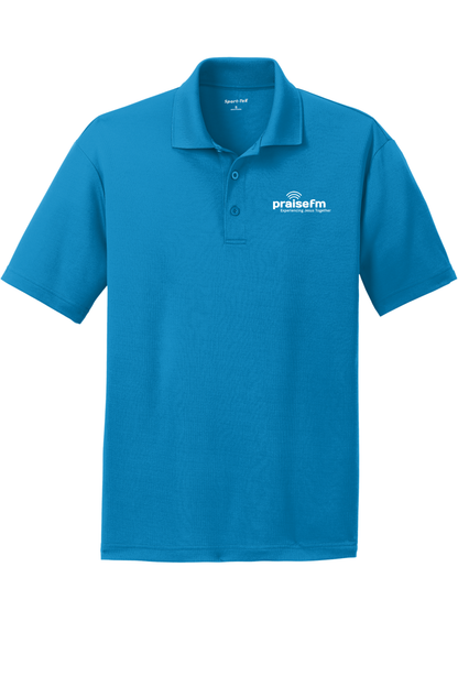 PraiseFM Unisex Breathable RacerMesh Polo