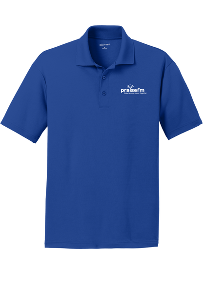 PraiseFM Unisex Breathable RacerMesh Polo