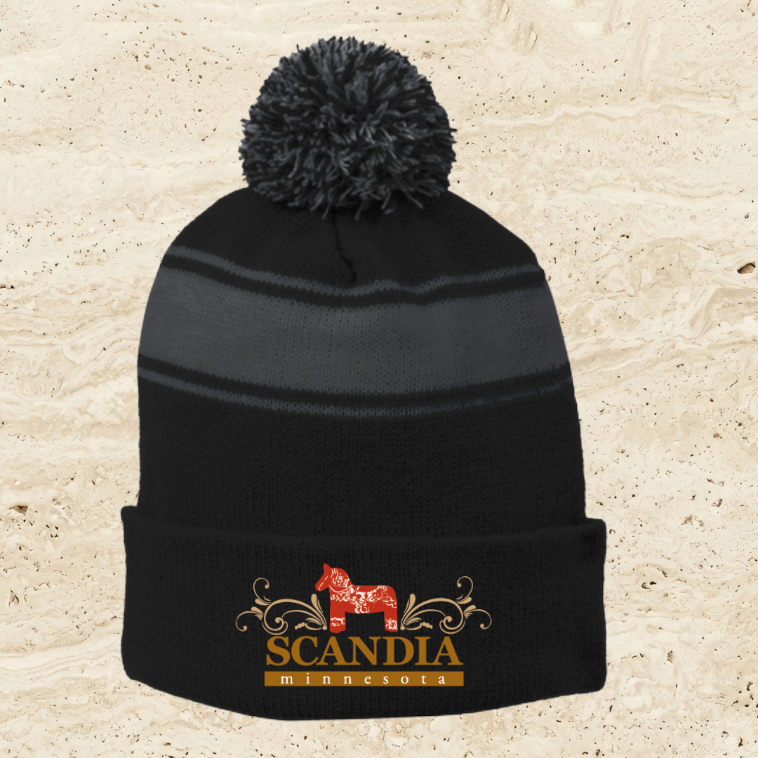 City of Scandia Pom Pom Beanie