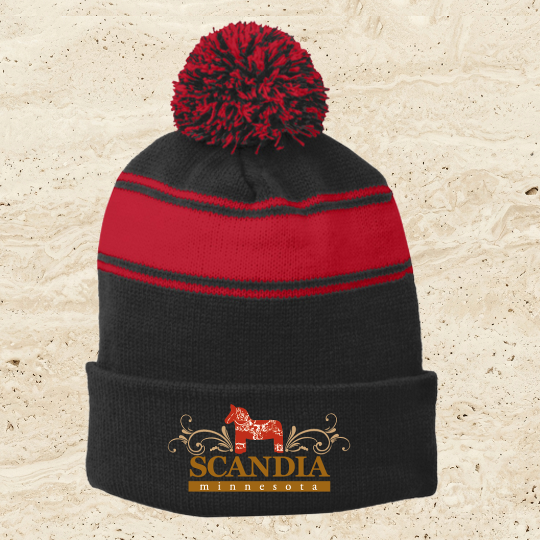 City of Scandia Pom Pom Beanie