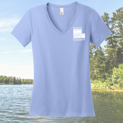 Isanti County Women’s Perfect Weight® V-Neck Tee