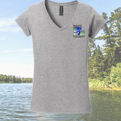 Isanti County Women's Fit V-Neck T-Shirt