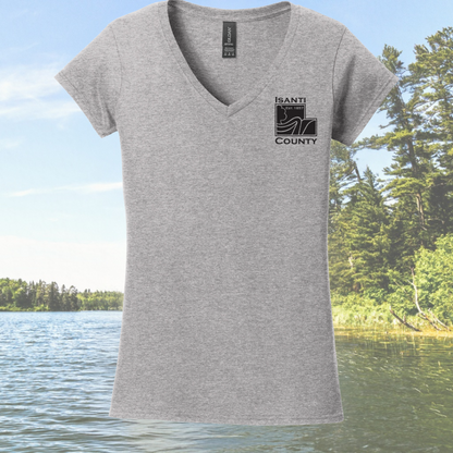 Isanti County Women's Fit V-Neck T-Shirt