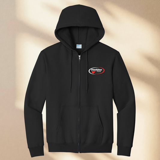 Chanticlear Pizza Full Zip Hooded Sweatshirt