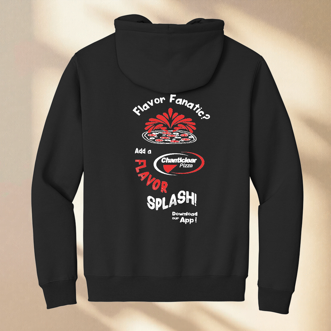 Chanticlear Pizza Full Zip Hooded Sweatshirt