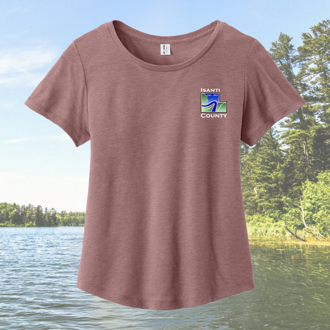 Isanti County Women’s Relaxed Tri-Blend Scoop Neck Tee
