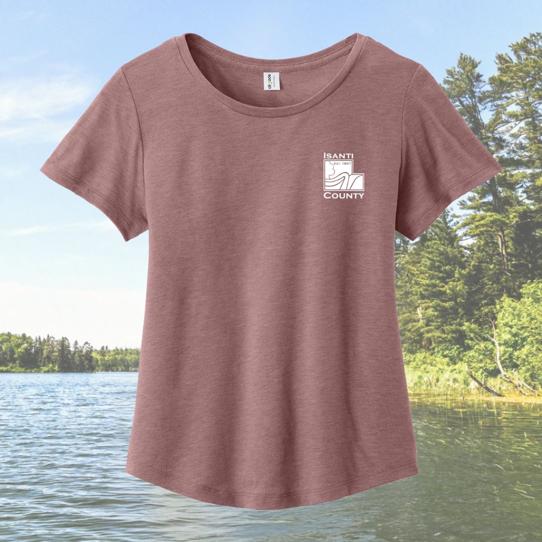 Isanti County Women’s Relaxed Tri-Blend Scoop Neck Tee