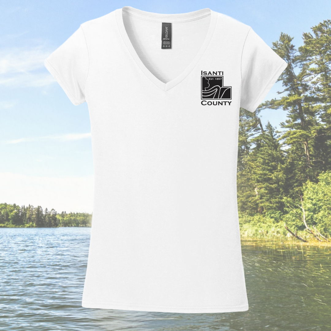 Isanti County Women's Fit V-Neck T-Shirt
