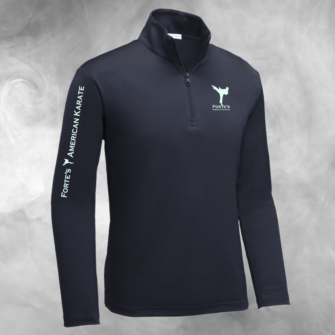 Forte's Karate Spring Youth Lightweight Performance 1/4 Zip Pullover