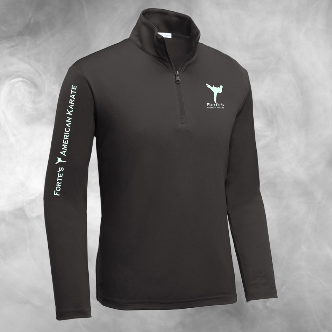 Forte's Karate Spring Youth Lightweight Performance 1/4 Zip Pullover