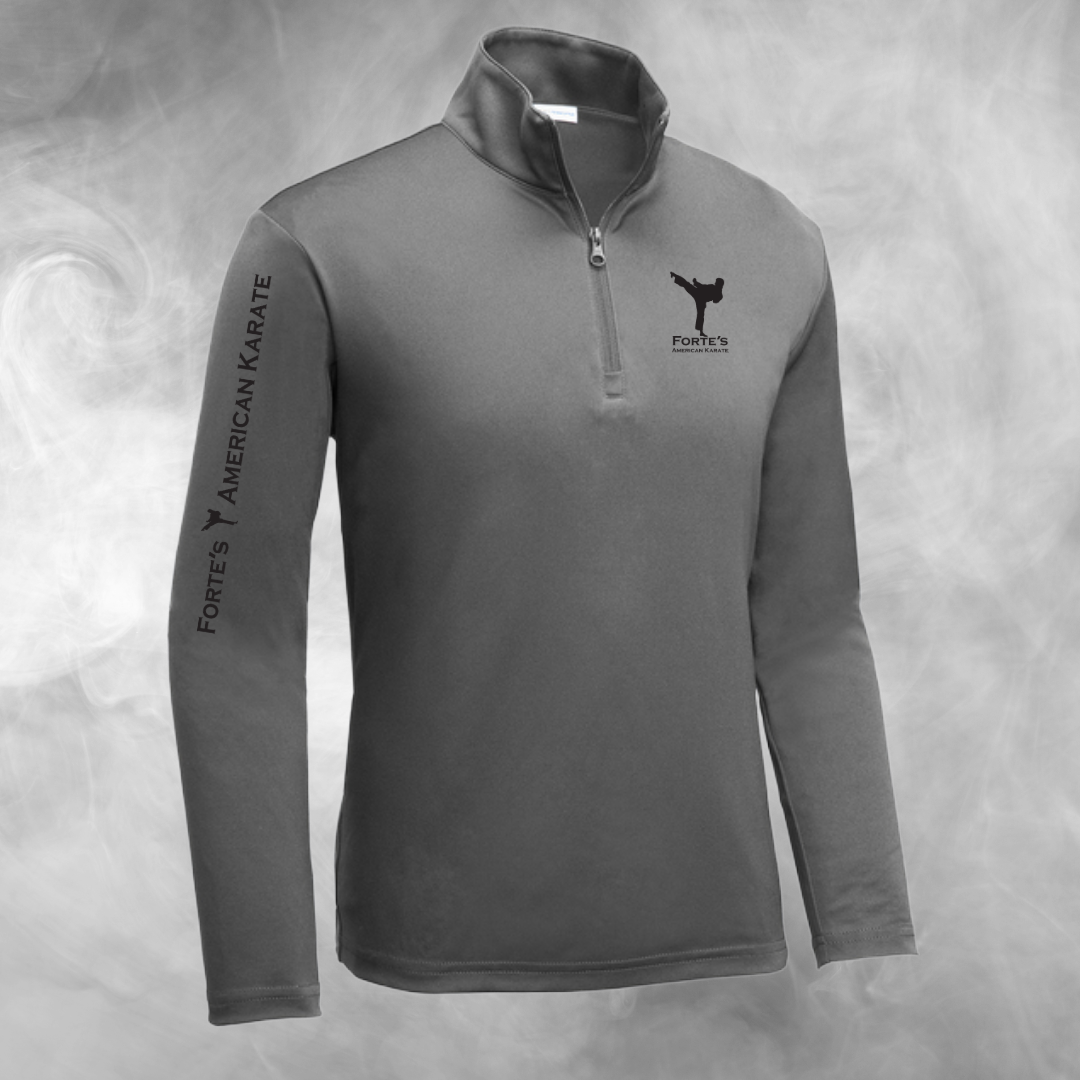 Forte's Karate Spring Youth Lightweight Performance 1/4 Zip Pullover