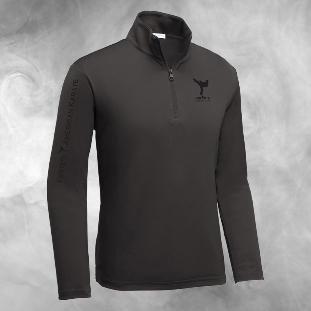 Forte's Karate Spring Youth Lightweight Performance 1/4 Zip Pullover