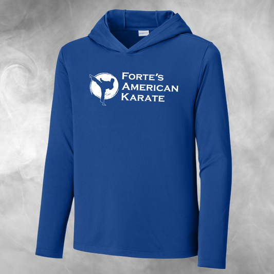 Forte's Karate Spring Youth Long Sleeve Performance T-shirt Hoodie