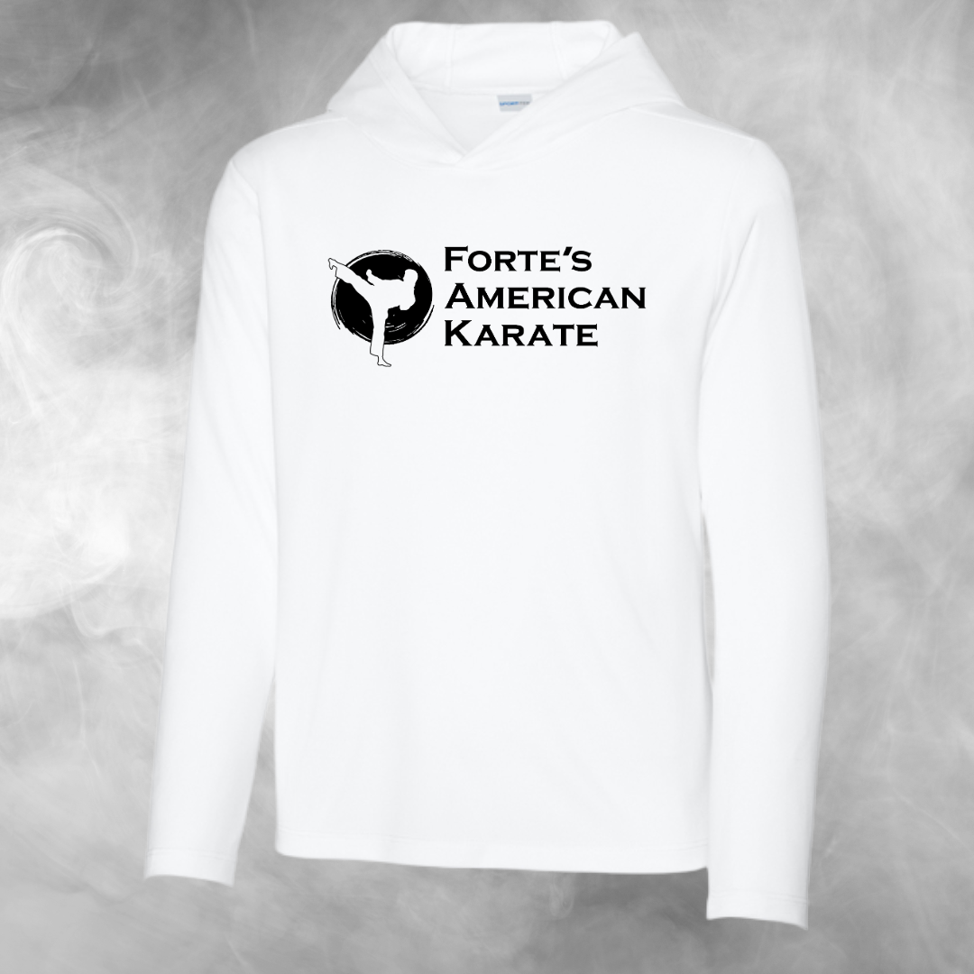 Forte's Karate Spring Youth Long Sleeve Performance T-shirt Hoodie