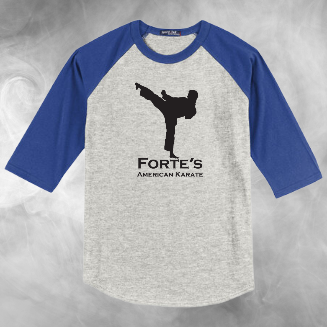 Forte's Karate Spring Youth Baseball Raglan Tee