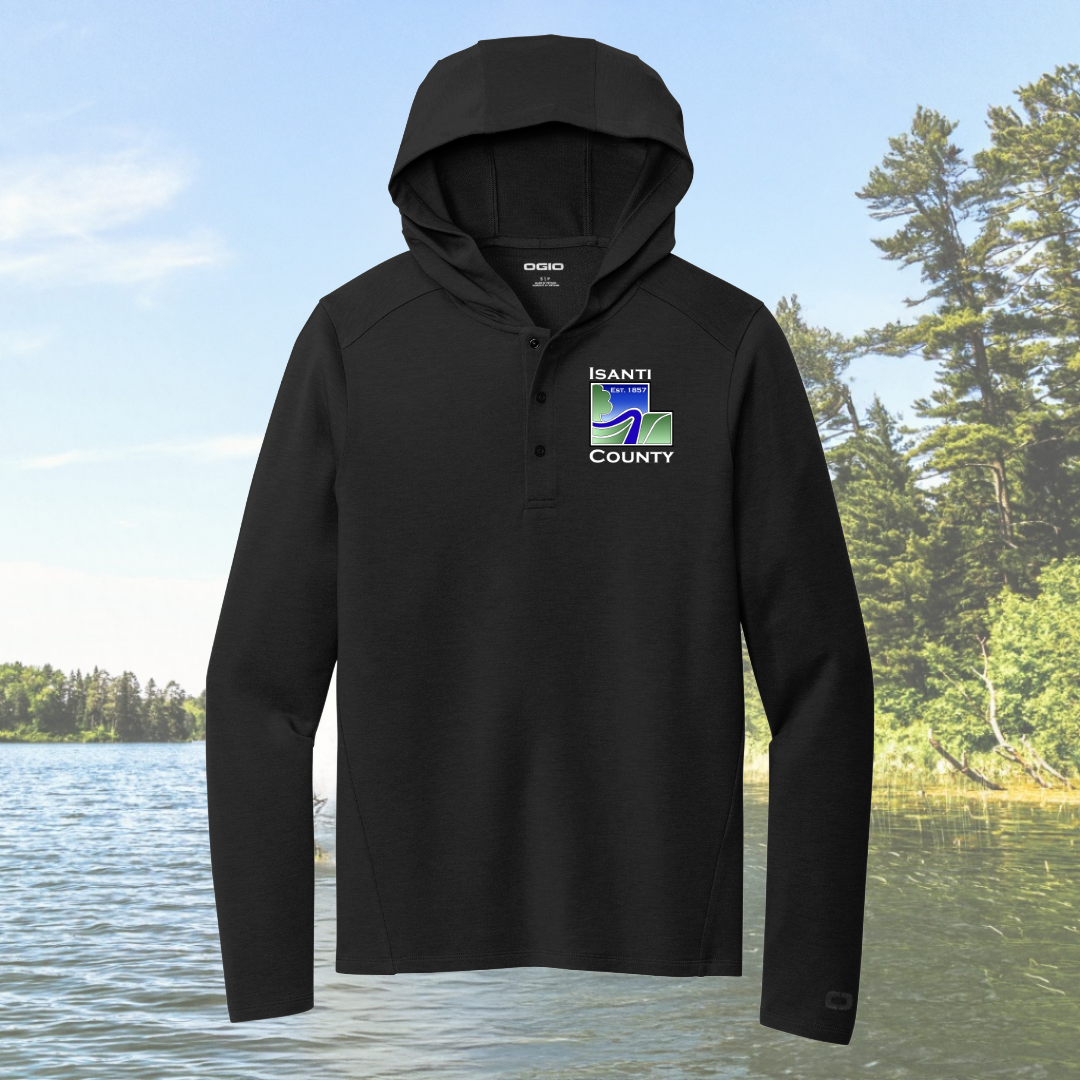 Isanti County Luuma Flex Hooded Henley
