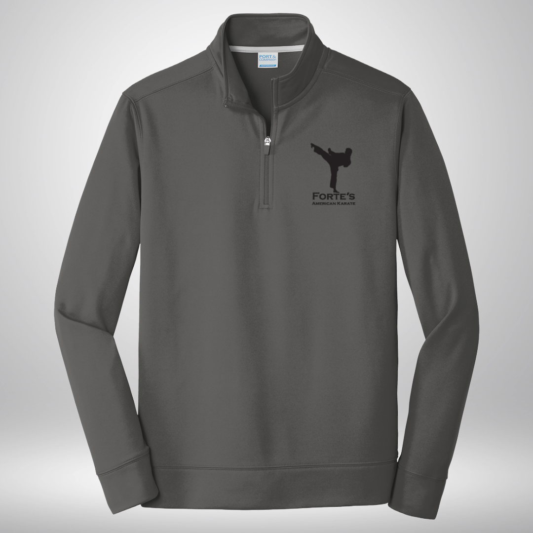 Forte's Fall Performance Fleece 1/4 Zip Pullover Sweatshirt